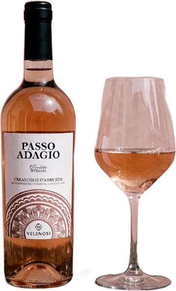 CERASUOLO wine, bottle and glass